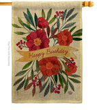 Happy Birthday - Party & Celebration Special Occasion Vertical Impressions Decorative Flags HG192449 Made In USA