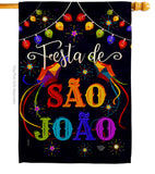 Festa de São João - Party & Celebration Special Occasion Vertical Impressions Decorative Flags HG192578 Made In USA