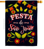 Festa de São João do Porto - Party & Celebration Special Occasion Vertical Impressions Decorative Flags HG192583 Made In USA