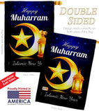 Happy Muharram - Party & Celebration Special Occasion Vertical Impressions Decorative Flags HG192588 Made In USA