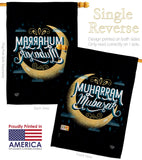 Muharram Mubarak - Party & Celebration Special Occasion Vertical Impressions Decorative Flags HG192589 Made In USA