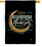 Muharram Mubarak - Party & Celebration Special Occasion Vertical Impressions Decorative Flags HG192589 Made In USA