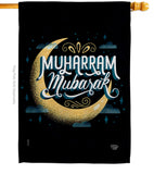 Muharram Mubarak - Party & Celebration Special Occasion Vertical Impressions Decorative Flags HG192589 Made In USA