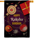 Raksha Bandhan - Party & Celebration Special Occasion Vertical Impressions Decorative Flags HG192628 Made In USA