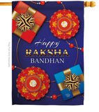 Rakhi Purnima - Party & Celebration Special Occasion Vertical Impressions Decorative Flags HG192629 Made In USA