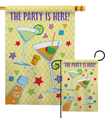 Party - Party & Celebration Special Occasion Vertical Impressions Decorative Flags HG115027 Made In USA