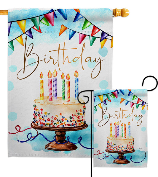 Birthday - Party & Celebration Special Occasion Vertical Impressions Decorative Flags HG115260 Made In USA