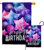 Happy Birthday Balloon - Party & Celebration Special Occasion Vertical Impressions Decorative Flags HG137180 Made In USA