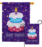 Celerate Birthday - Party & Celebration Special Occasion Vertical Impressions Decorative Flags HG137417 Made In USA