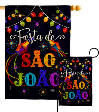 Festa de São João - Party & Celebration Special Occasion Vertical Impressions Decorative Flags HG192578 Made In USA