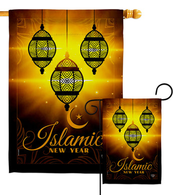 Islamic New Year - Party & Celebration Special Occasion Vertical Impressions Decorative Flags HG192587 Made In USA