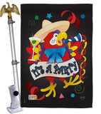 It's a Party Parrot - Party & Celebration Special Occasion Vertical Impressions Decorative Flags HG115040 Made In USA