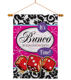 It's Bunco Time! - Party & Celebration Special Occasion Vertical Impressions Decorative Flags HG115098 Made In USA