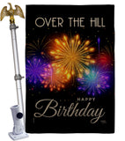 Over The Hill - Party & Celebration Special Occasion Vertical Impressions Decorative Flags HG115259 Made In USA