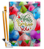 Celebrate Birthday - Party & Celebration Special Occasion Vertical Impressions Decorative Flags HG137081 Made In USA