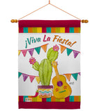 Viva La Fiesta - Party & Celebration Special Occasion Vertical Impressions Decorative Flags HG137112 Made In USA