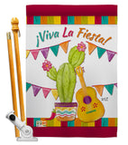 Viva La Fiesta - Party & Celebration Special Occasion Vertical Impressions Decorative Flags HG137112 Made In USA