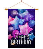 Happy Birthday Balloon - Party & Celebration Special Occasion Vertical Impressions Decorative Flags HG137180 Made In USA