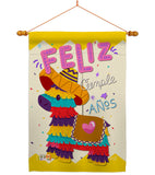 Feliz Cumpleaños - Party & Celebration Special Occasion Vertical Impressions Decorative Flags HG137194 Made In USA