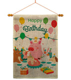 Let Celebrate Birthday - Party & Celebration Special Occasion Vertical Impressions Decorative Flags HG137554 Made In USA