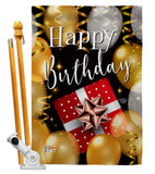 Happy Birthday - Party & Celebration Special Occasion Vertical Impressions Decorative Flags HG192155 Made In USA