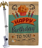 Birthday to You - Party & Celebration Special Occasion Vertical Impressions Decorative Flags HG192197 Made In USA