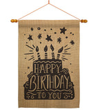 Happy Birthday to You - Party & Celebration Special Occasion Vertical Impressions Decorative Flags HG192223 Made In USA