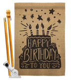 Happy Birthday to You - Party & Celebration Special Occasion Vertical Impressions Decorative Flags HG192223 Made In USA