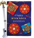 Rakhi Purnima - Party & Celebration Special Occasion Vertical Impressions Decorative Flags HG192629 Made In USA