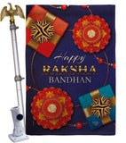 Rakhi Purnima - Party & Celebration Special Occasion Vertical Impressions Decorative Flags HG192629 Made In USA