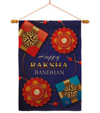 Rakhi Purnima - Party & Celebration Special Occasion Vertical Impressions Decorative Flags HG192629 Made In USA