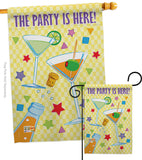 Party - Party & Celebration Special Occasion Vertical Impressions Decorative Flags HG115027 Made In USA