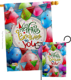 Celebrate Birthday - Party & Celebration Special Occasion Vertical Impressions Decorative Flags HG137081 Made In USA