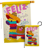 Feliz Cumpleaños - Party & Celebration Special Occasion Vertical Impressions Decorative Flags HG137194 Made In USA