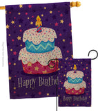 Celerate Birthday - Party & Celebration Special Occasion Vertical Impressions Decorative Flags HG137417 Made In USA