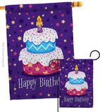 Celerate Birthday - Party & Celebration Special Occasion Vertical Impressions Decorative Flags HG137417 Made In USA