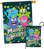Monster Party - Party & Celebration Special Occasion Vertical Impressions Decorative Flags HG192167 Made In USA