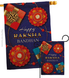 Rakhi Purnima - Party & Celebration Special Occasion Vertical Impressions Decorative Flags HG192629 Made In USA