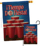 ¡Tiempo de Fiesta! - Party & Celebration Special Occasion Vertical Impressions Decorative Flags HG120031 Made In USA