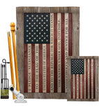 Pledge of Allegiance - Patriotic Americana Vertical Impressions Decorative Flags HG111091 Made In USA