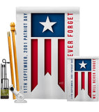 9/11 Day - Patriotic Americana Vertical Impressions Decorative Flags HG137592 Made In USA