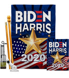 2020 Biden Harris - Patriotic Americana Vertical Impressions Decorative Flags HG170129 Made In USA