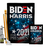 Biden for President - Patriotic Americana Vertical Impressions Decorative Flags HG170142 Made In USA