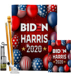 Joint Biden Harris - Patriotic Americana Vertical Impressions Decorative Flags HG170146 Made In USA