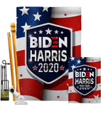 Take America Biden - Patriotic Americana Vertical Impressions Decorative Flags HG170147 Made In USA