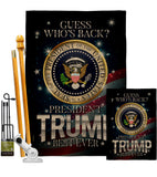 President Trump Best Ever - Patriotic Americana Vertical Impressions Decorative Flags HG170178 Made In USA