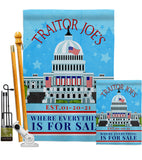 Traitor Joe's - Patriotic Americana Vertical Impressions Decorative Flags HG170250 Made In USA