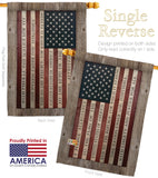 Pledge of Allegiance - Patriotic Americana Vertical Impressions Decorative Flags HG111091 Made In USA