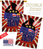 Honoring Veterans Day - Patriotic Americana Vertical Impressions Decorative Flags HG137160 Made In USA