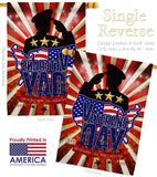 Honoring Veterans Day - Patriotic Americana Vertical Impressions Decorative Flags HG137160 Made In USA